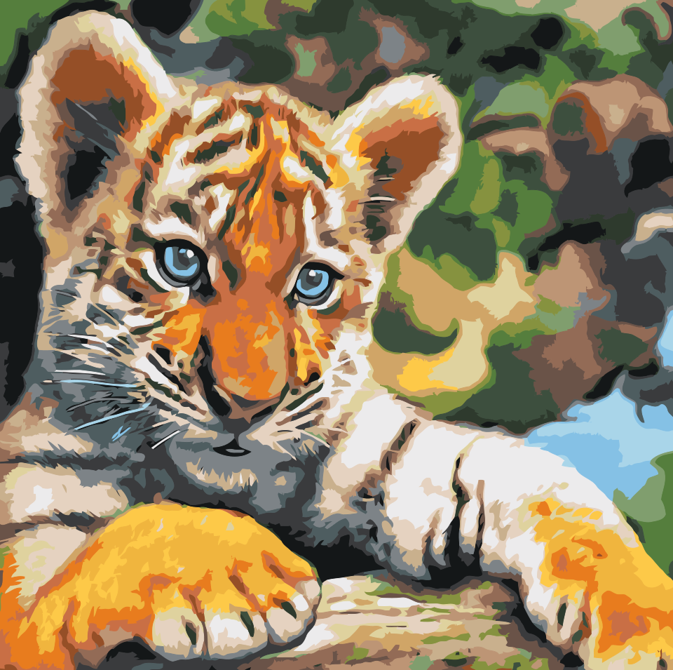 Paint by Numbers - Tigerunge