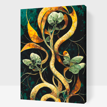 Paint by Numbers - Abstrakt blomst