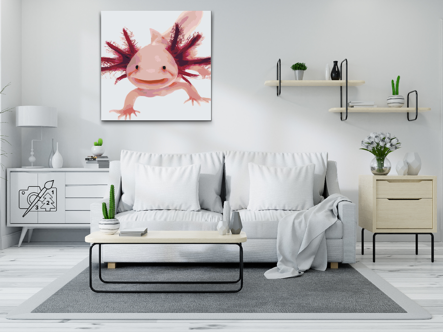 Paint by Numbers - Axolotl 3