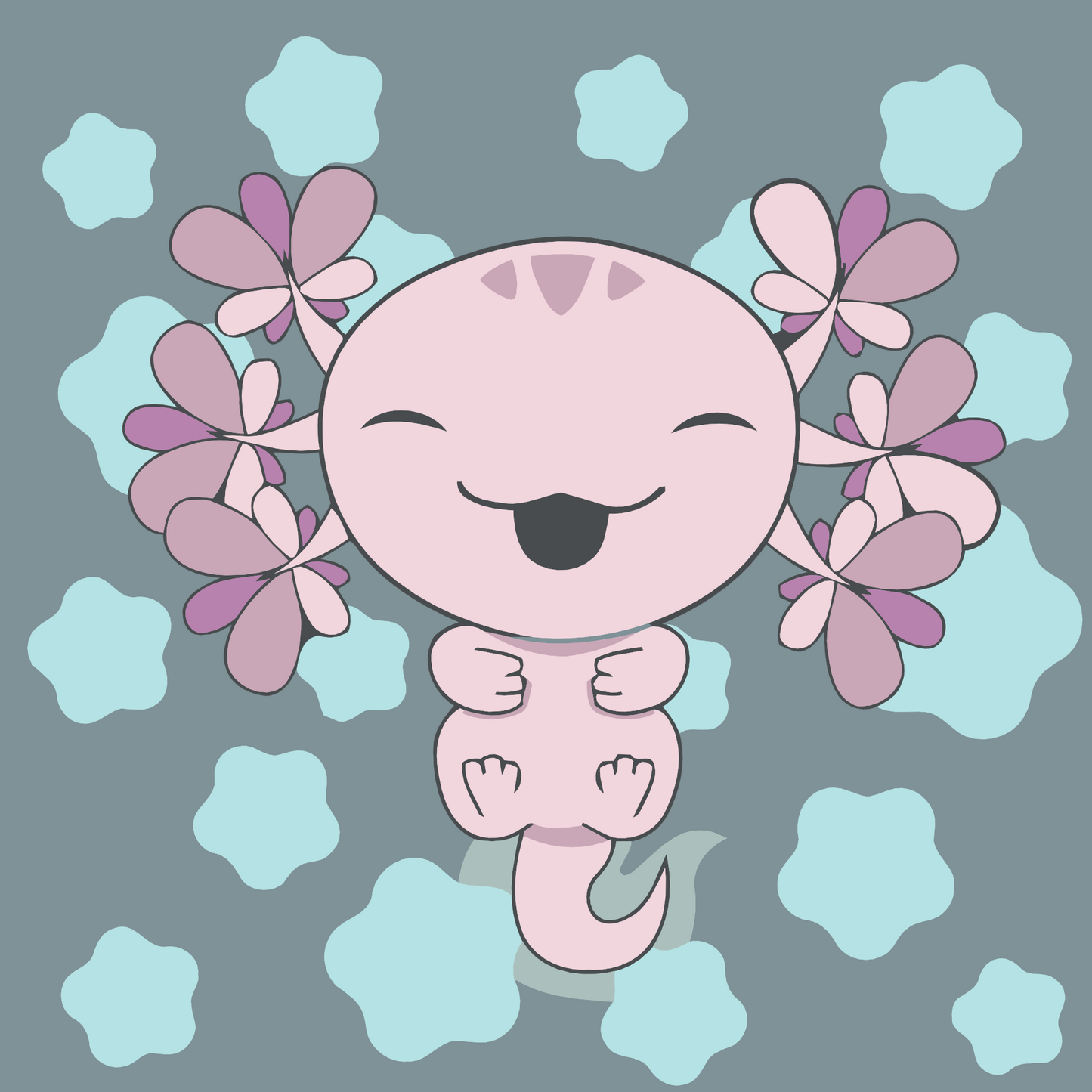 Paint by Numbers - Axolotl