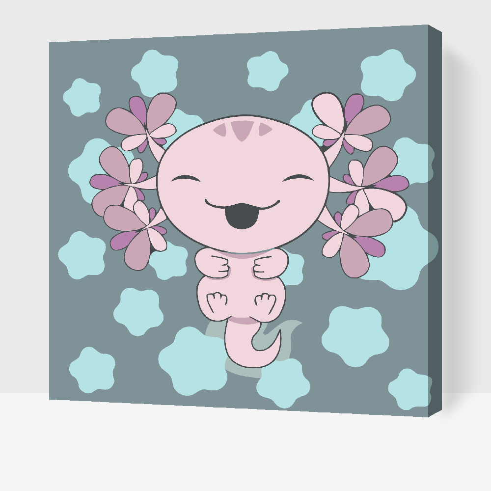 Paint by Numbers - Axolotl
