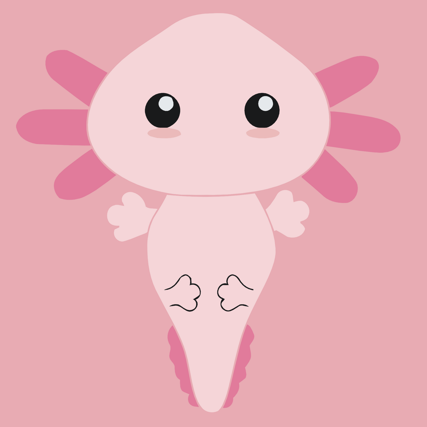 Paint by Numbers - Axolotl 2