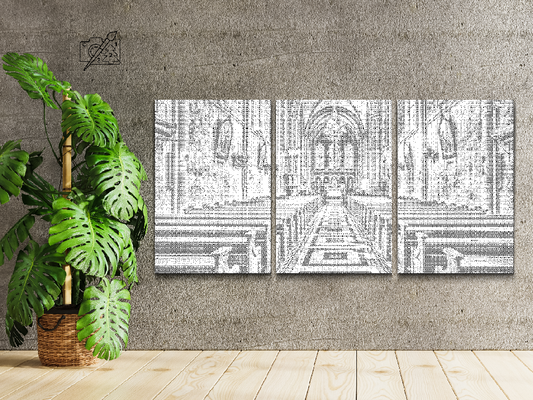 Katedral (sæt af 3)