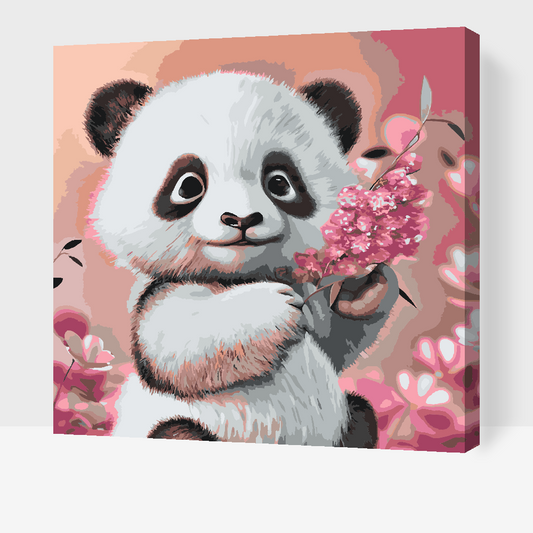 Paint by Numbers - En sød panda