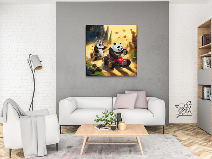 Paint by Numbers - Panda Race
