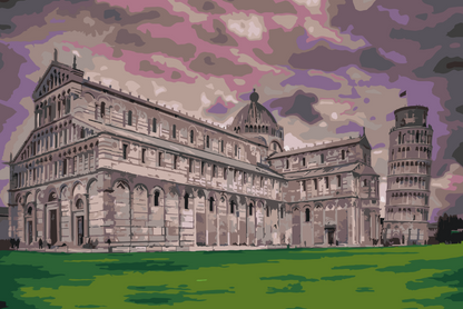 Paint by Numbers - Det skæve tårn i Pisa 2