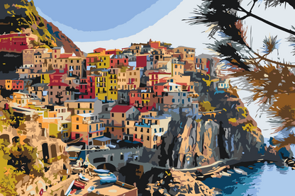 Paint by Numbers - Cinque Terre