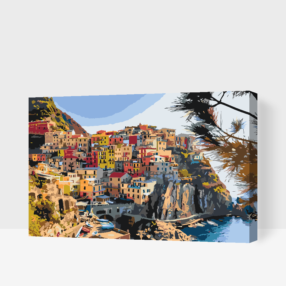 Paint by Numbers - Cinque Terre