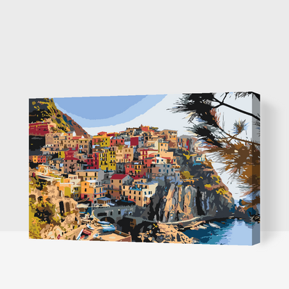 Paint by Numbers - Cinque Terre