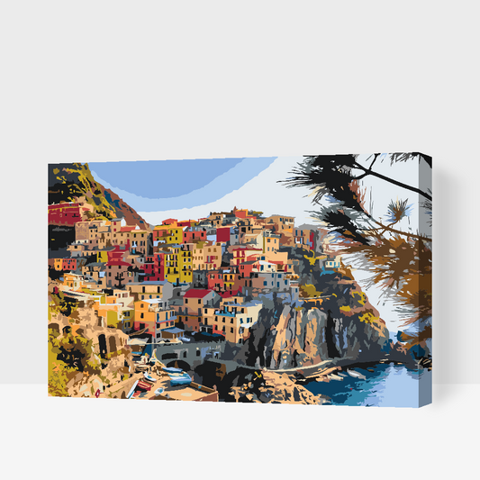 Paint by Numbers - Cinque Terre