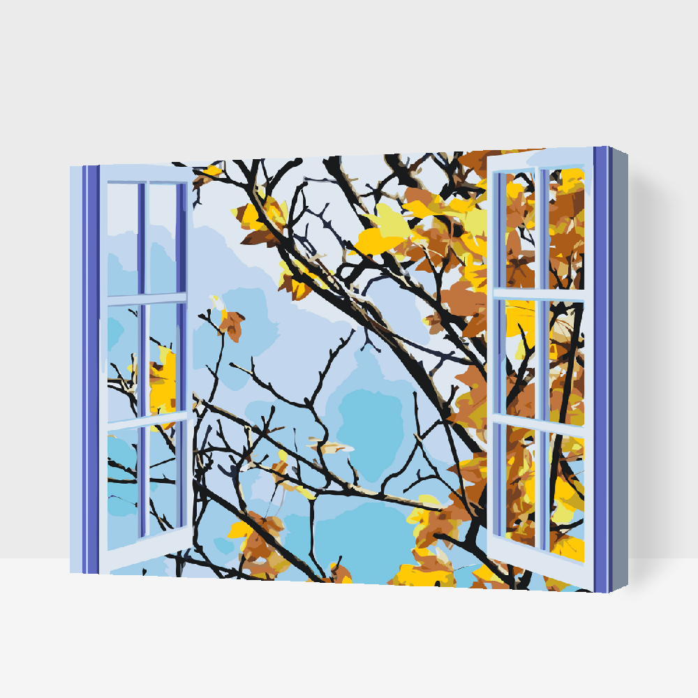 Paint by Numbers - Efterårsvinduet