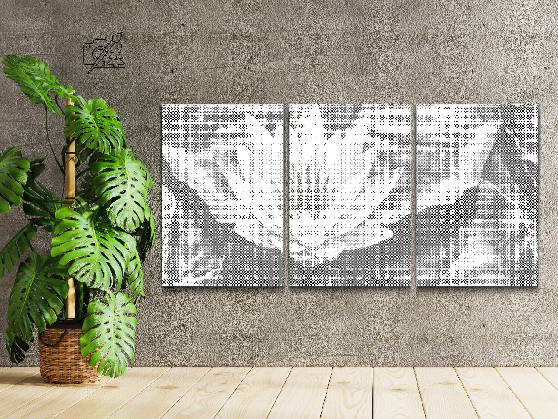 Lotusblomst, Visdommens Symbol (sæt af 3)