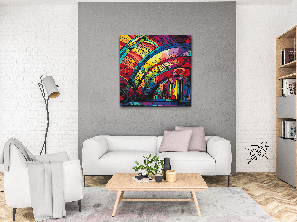 Paint by Numbers - Glasmosaikvinduer