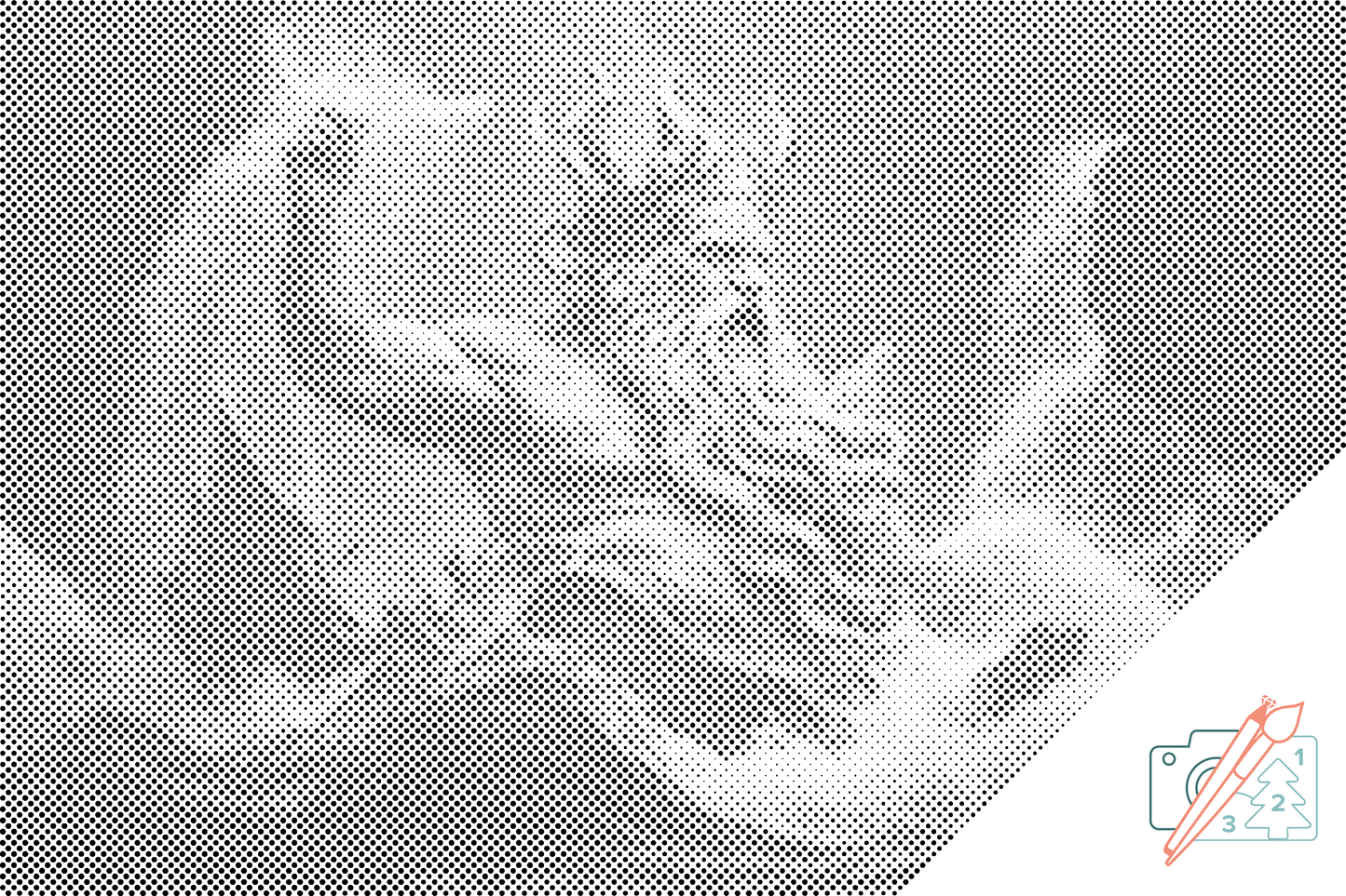 Mal-med-prikker -  Poseidon 3