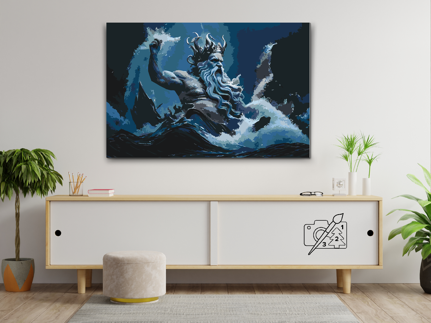 Paint by Numbers - Poseidon 3