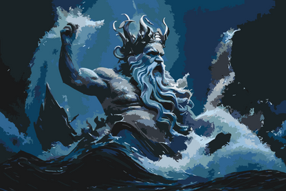 Paint by Numbers - Poseidon 3