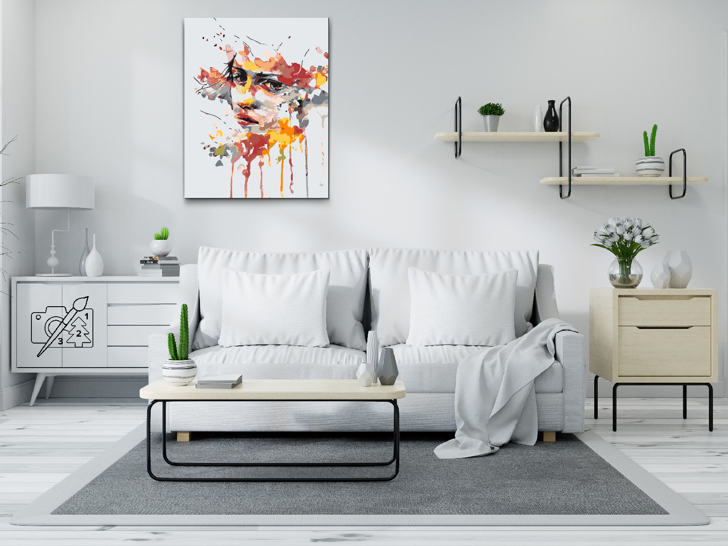 Paint by Numbers - Mystisk Ansigt