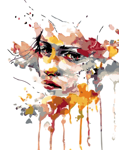 Paint by Numbers - Mystisk Ansigt
