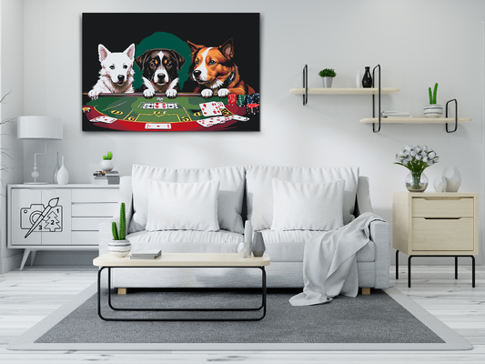 Paint by Numbers - Dog Poker