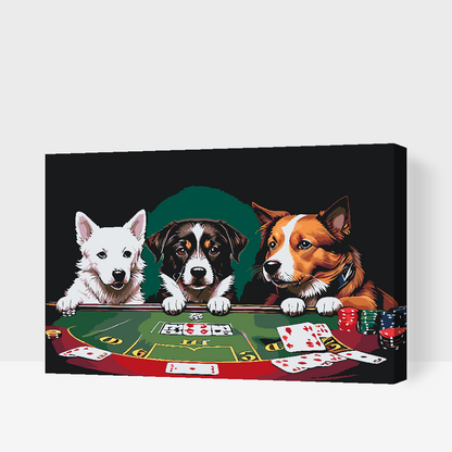 Paint by Numbers - Dog Poker