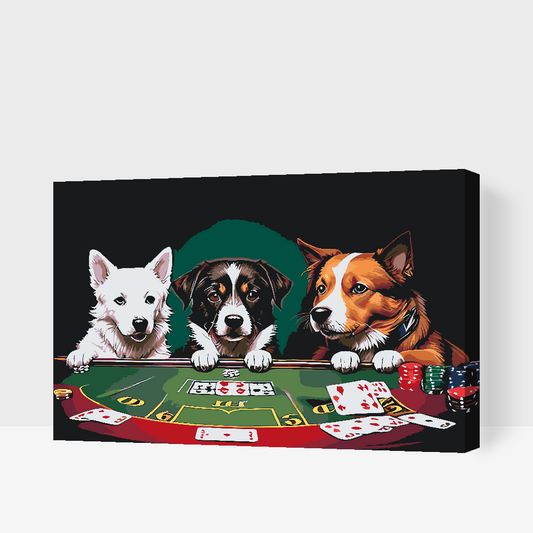 Paint by Numbers - Dog Poker