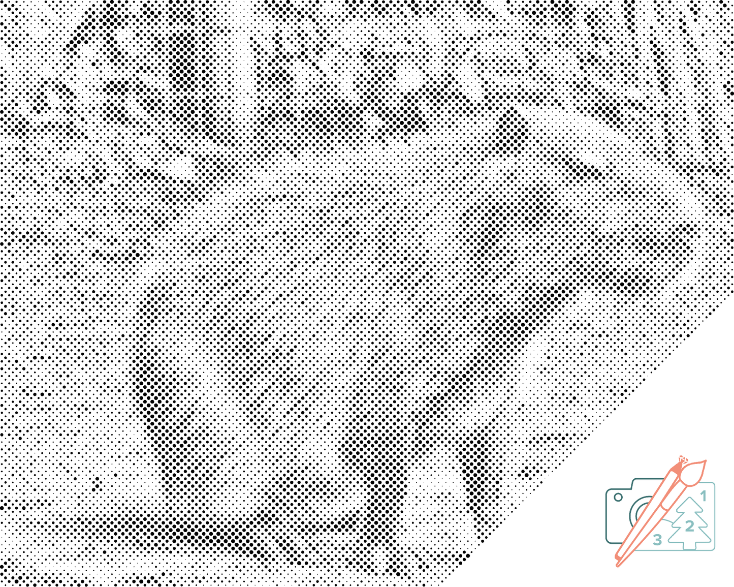 Mal-med-prikker -  Capybara