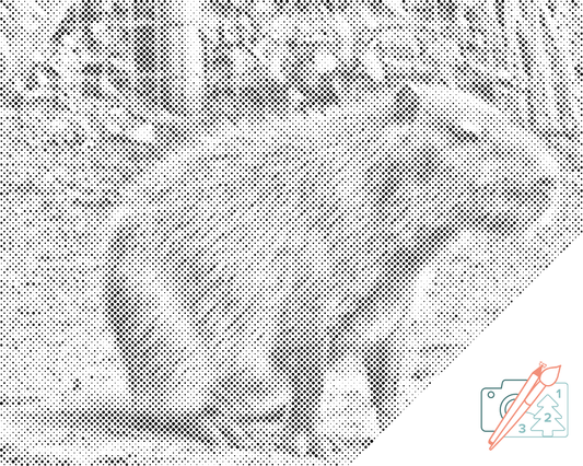Mal-med-prikker -  Capybara