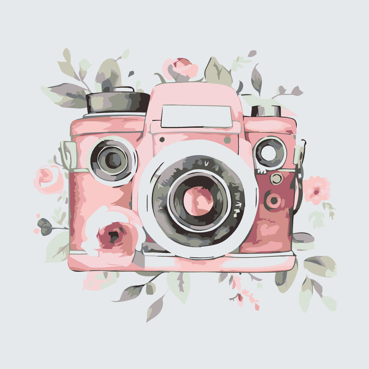 Paint by Numbers - Blomsterkamera