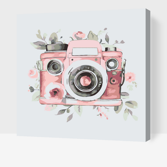 Paint by Numbers - Blomsterkamera