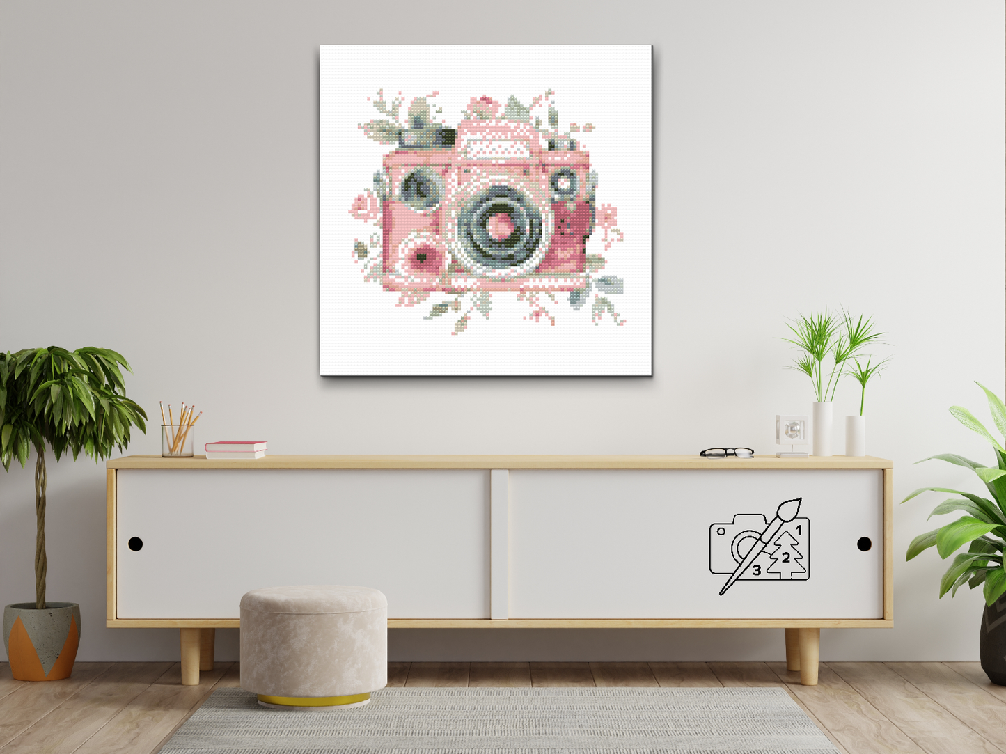 Diamond Painting - Blomsterkamera
