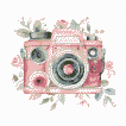 Diamond Painting - Blomsterkamera