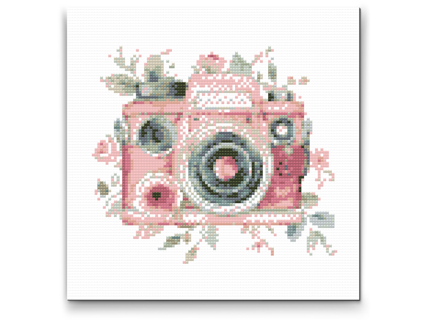 Diamond Painting - Blomsterkamera