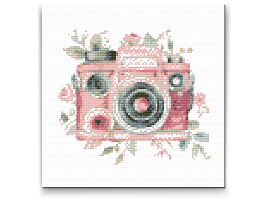 Diamond Painting - Blomsterkamera