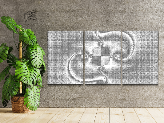 Abstrakt Design (sæt af 3)