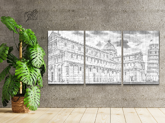 Det Skæve Tårn i Pisa 1 (sæt af 3)