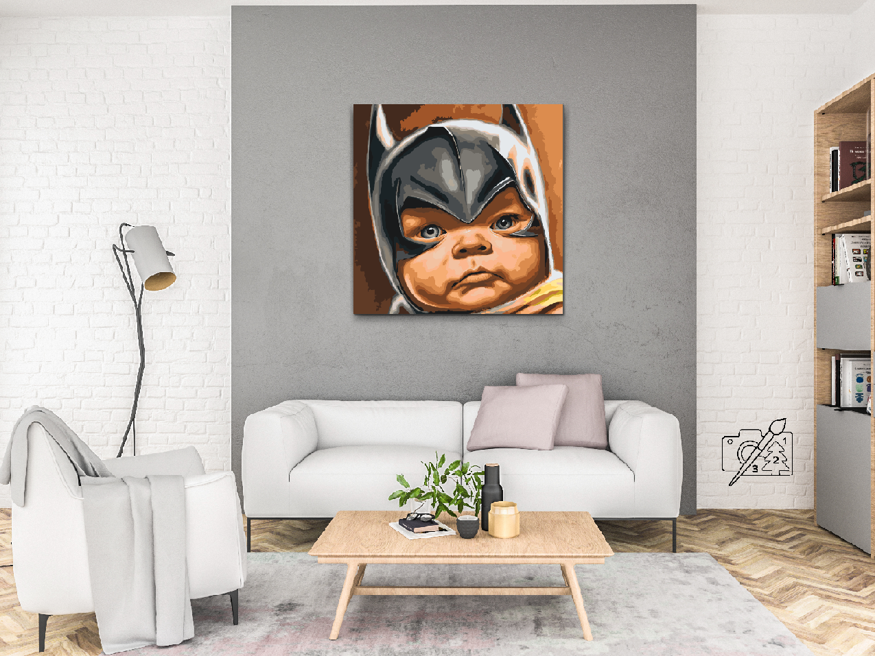 Paint by Numbers - Baby Batman