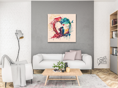 Diamond Painting - Romantik i hjertet