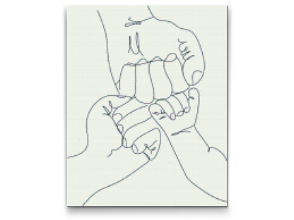 Diamond Painting - Familiebånd