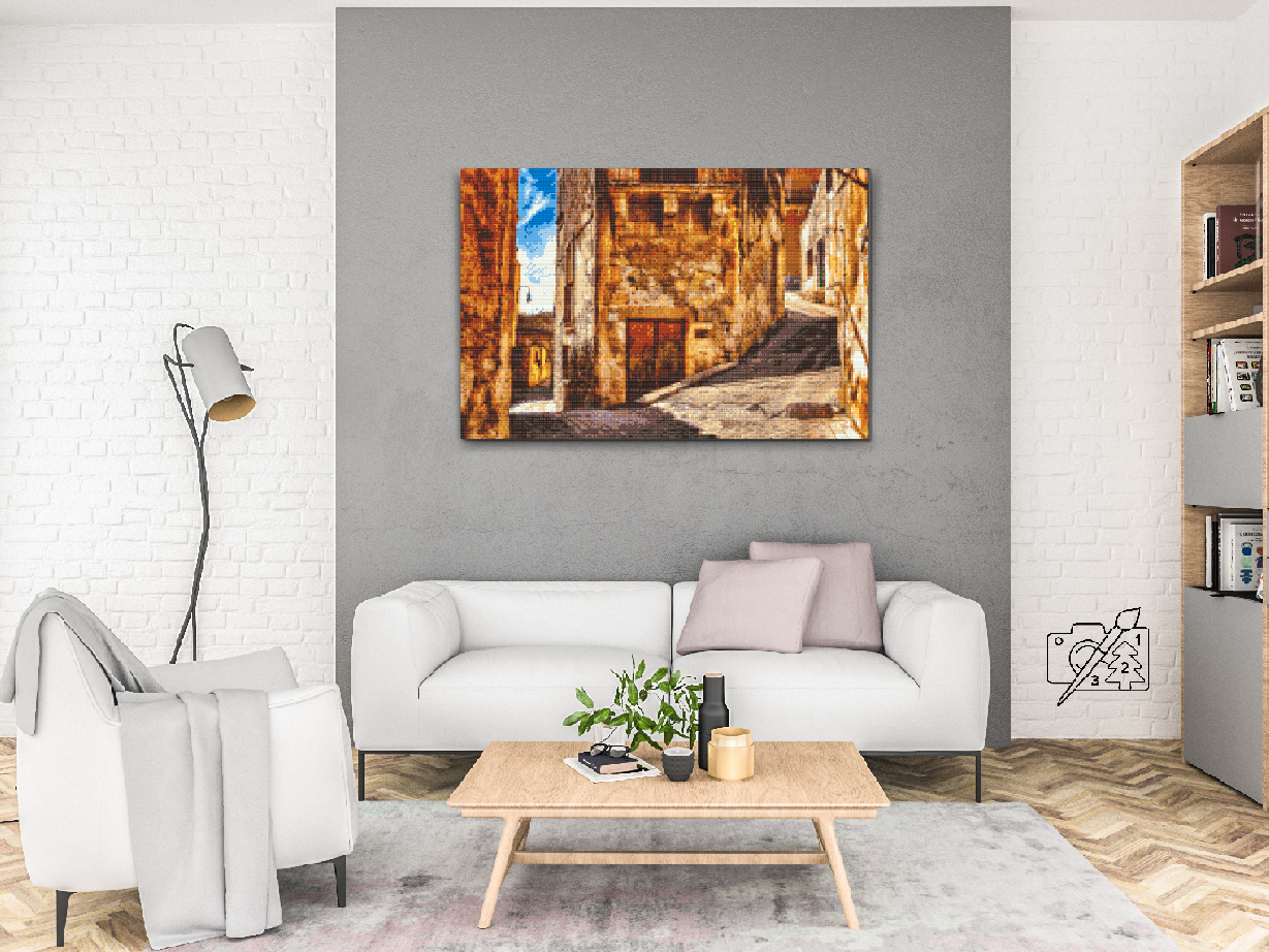 Diamond Painting - En tur til en historisk by