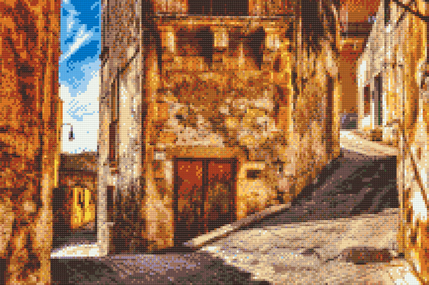 Diamond Painting - En tur til en historisk by