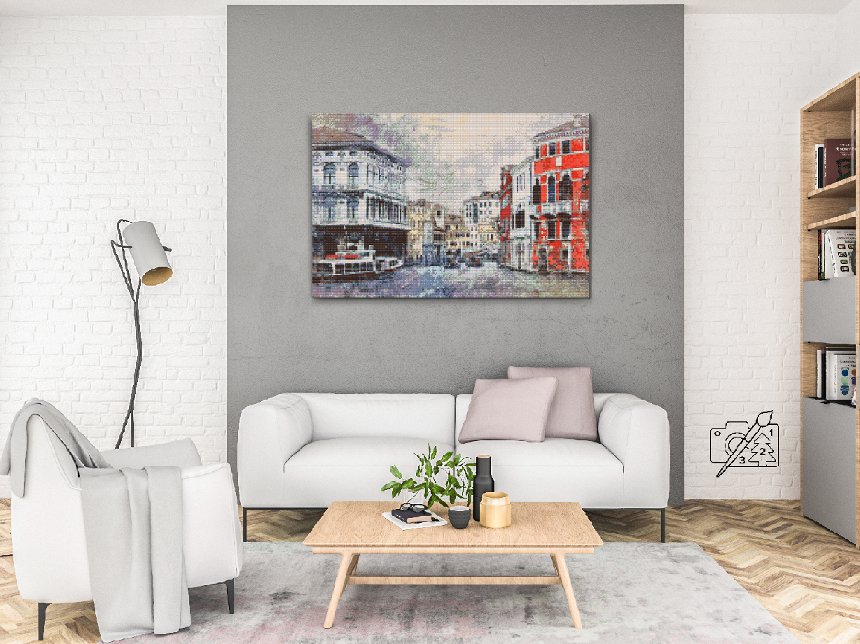 Diamond Painting - Venedig, en malerisk by