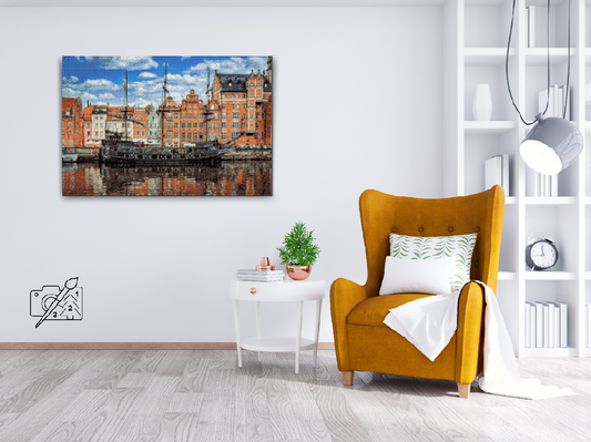 Diamond Painting - Black Pearl galeon, Gdansk