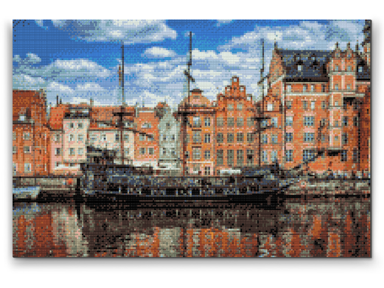 Diamond Painting - Black Pearl galeon, Gdansk