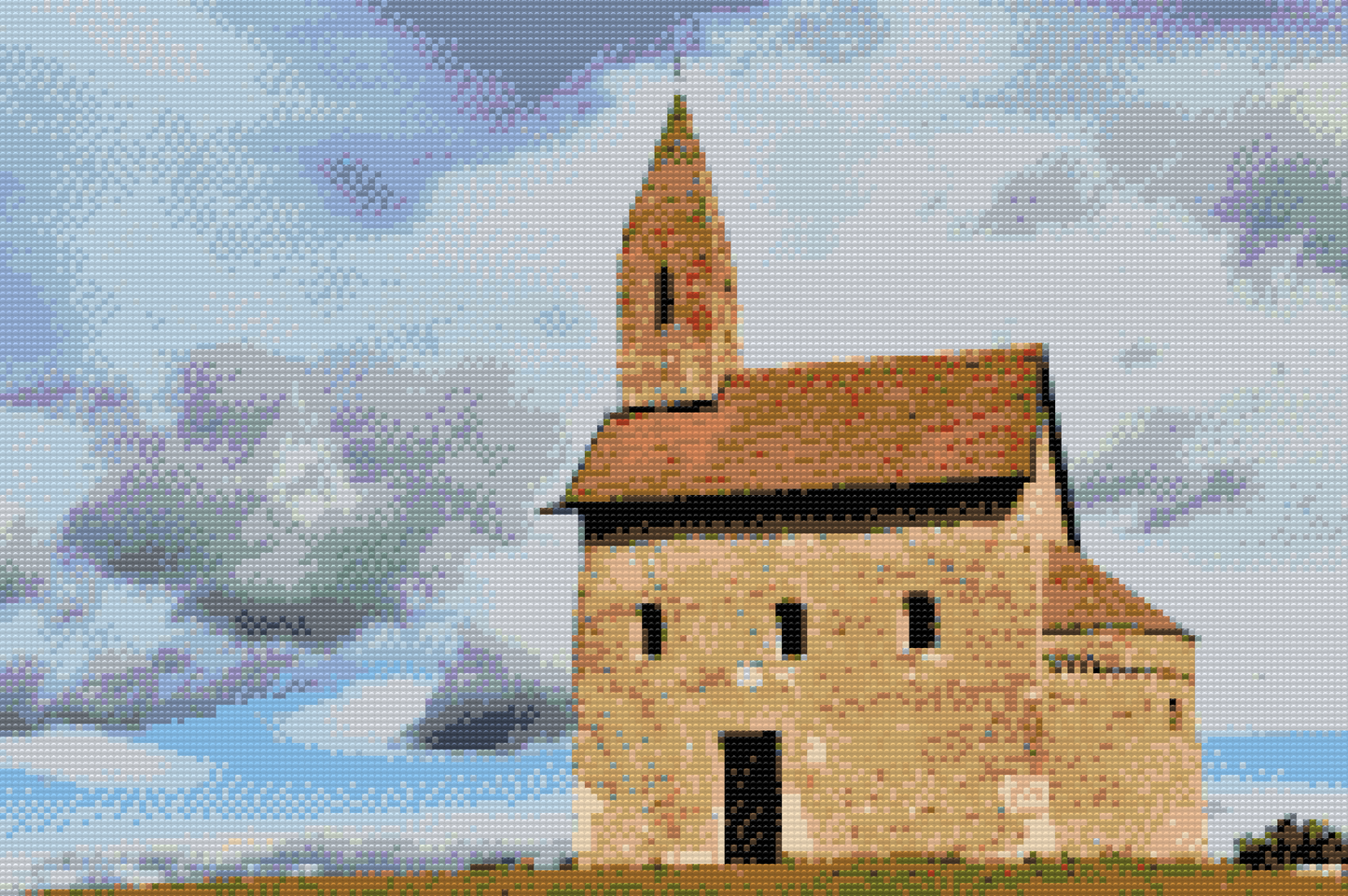 Diamond Painting - Sankt Mikaels ærkeengelkirke