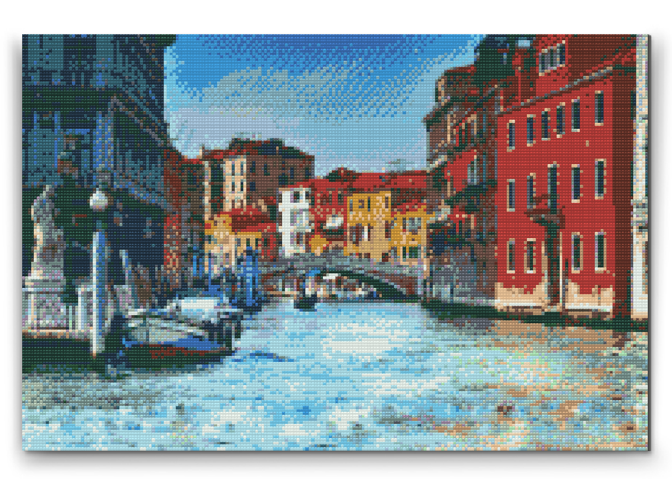 Diamond Painting - Gondoltur i Venedig 1