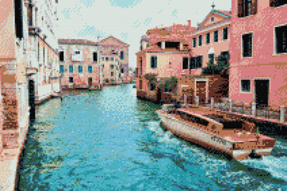 Diamond Painting - Sejlads i Venedig
