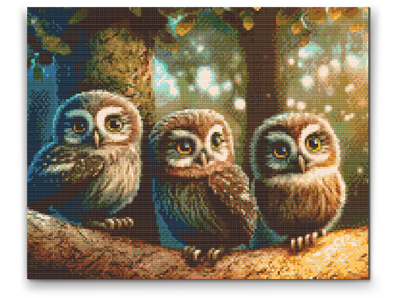 Diamond Painting - Tre ugleunger