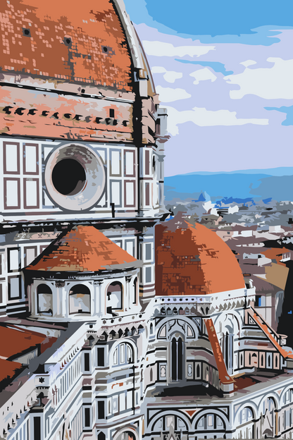 Paint by Numbers - Et nært kig på Firenze-katedralen