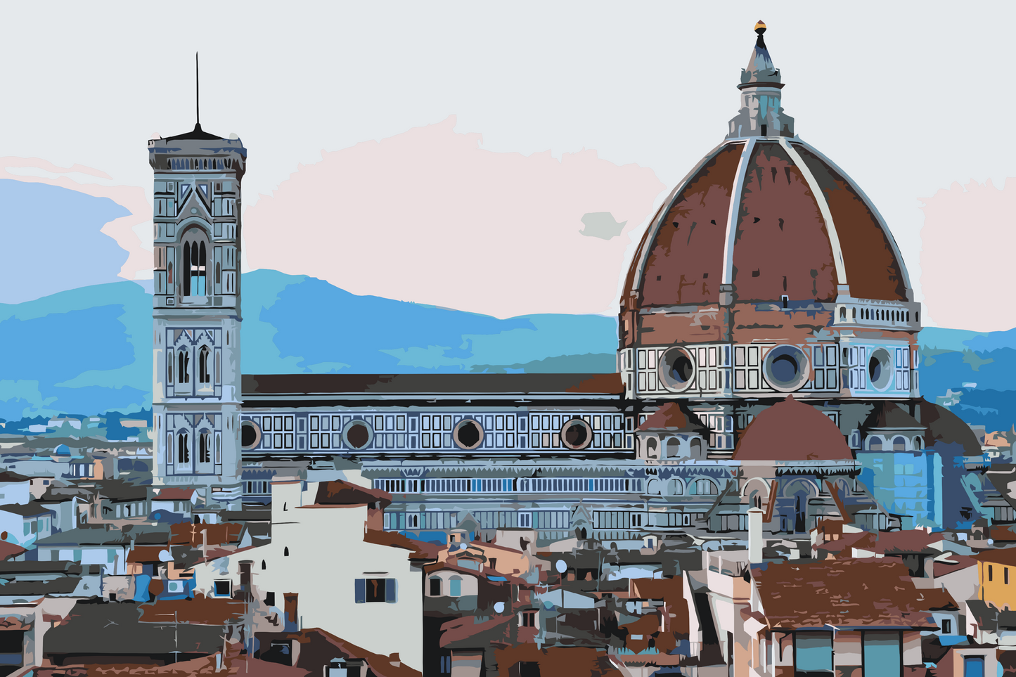 Paint by Numbers - Santa Maria del Fiore 1