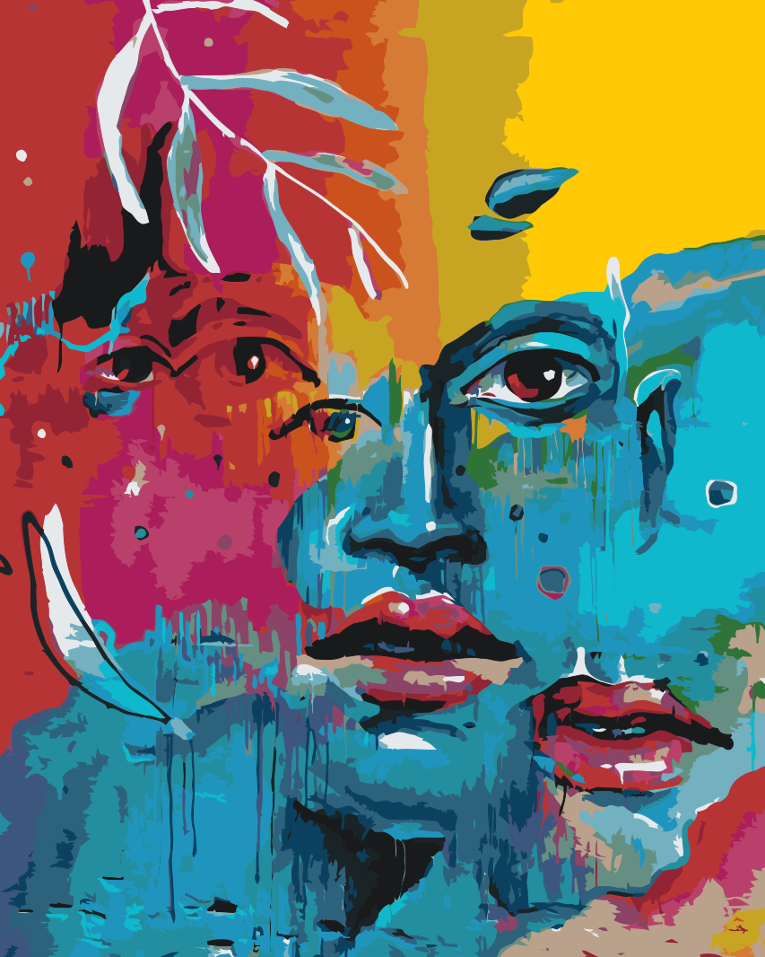 Paint by Numbers - Mellem 4 Øjne